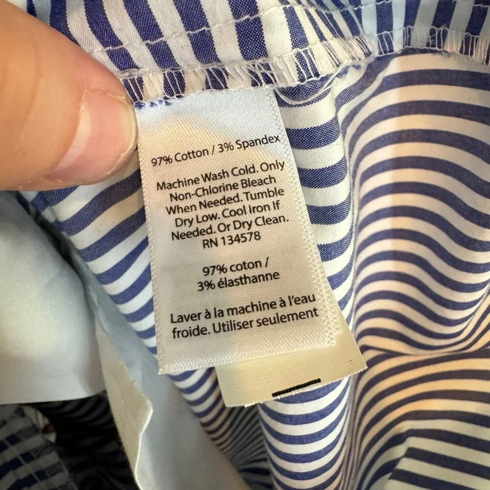 VINEYARD VINES sarah stripe romper size 4 - Picture 4 of 7